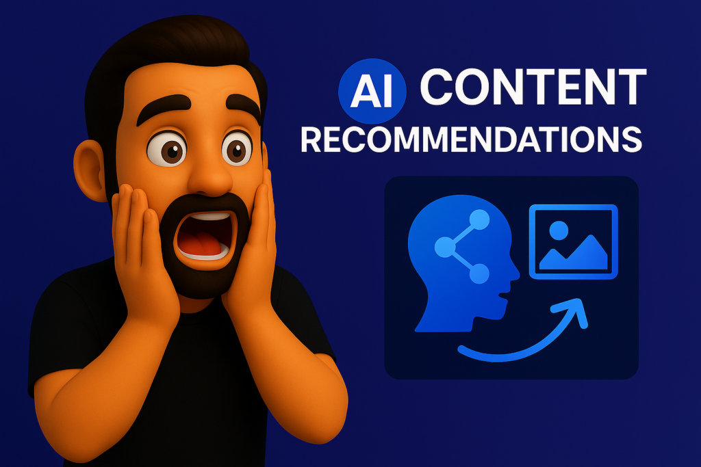 3D avatar Stan is verbijster door ai contentaanbevelingen