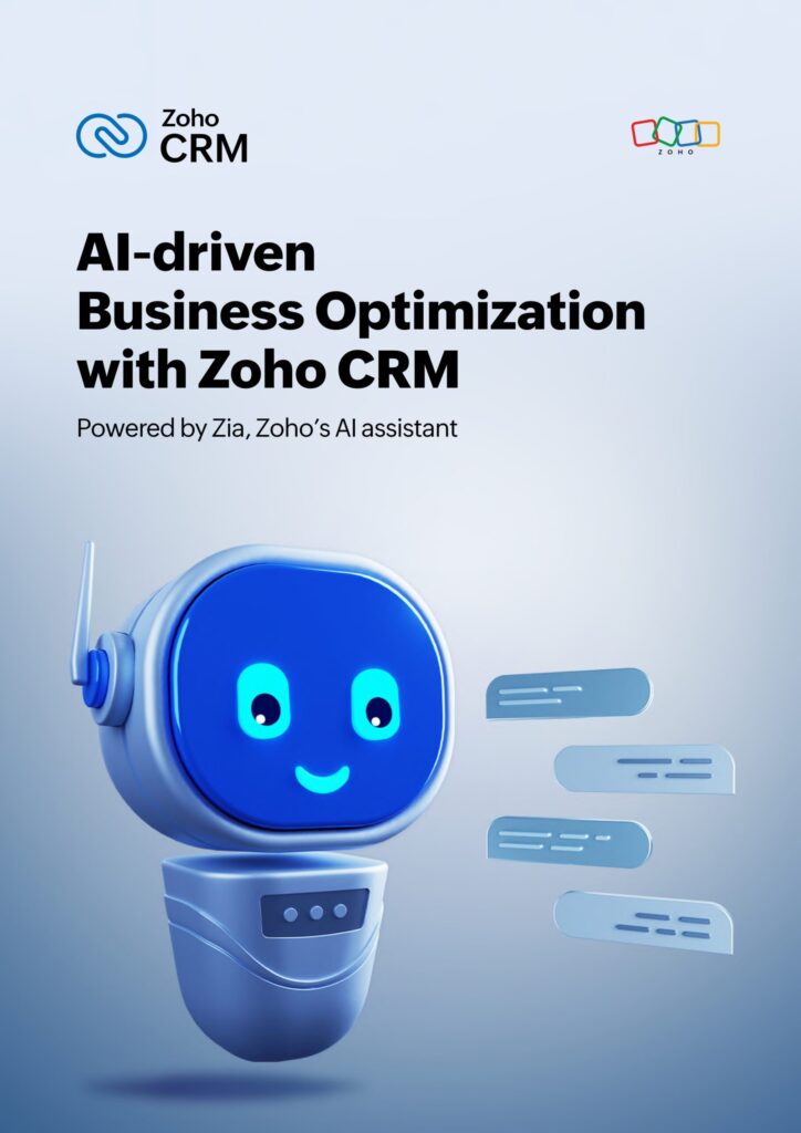 ai crm zoho ZIA